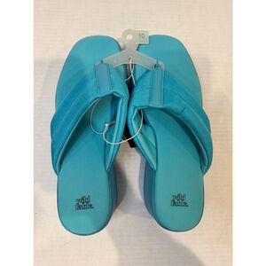 Women's Wild Fable Sandals Size 10 Turquoise. New with tags